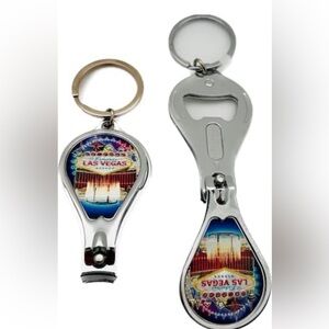 NWOT New York Landmark Nail Clipper Bottle Opener Keychain